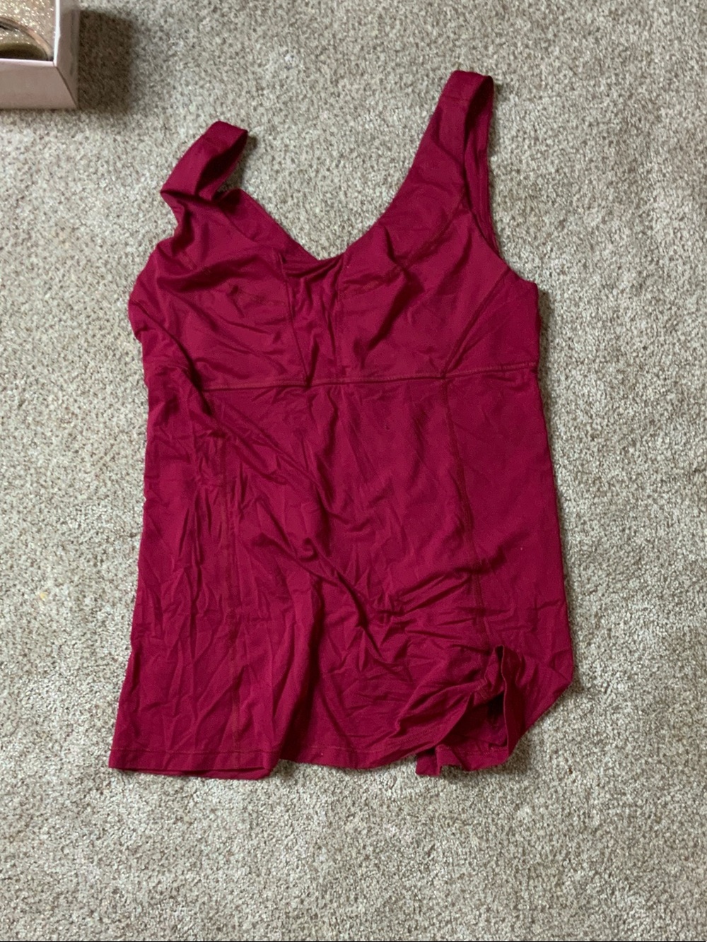 lululemon athletica V-Neck Tank Top - Wine